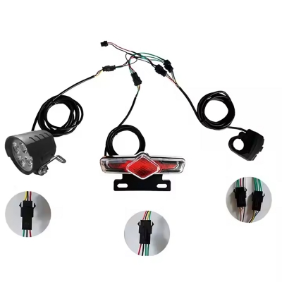 Комплект велосипедных фонарей с поворотниками Rad Licht-4
