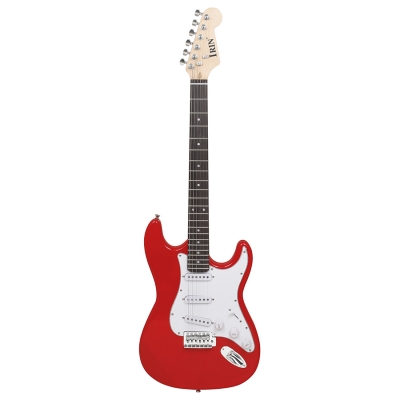 Электрогитара для начинающих Set de Guitare, красная, комплект Premium-1