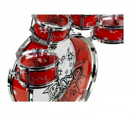 Детская барабанная установка PlayDrum со стульчиком-4