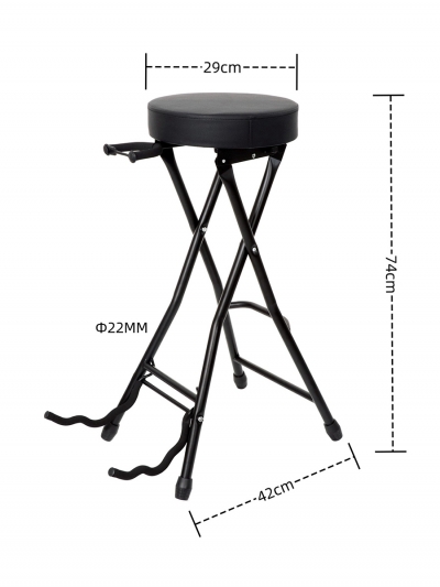 Стул гитариста со стойкой для гитары Guitarstativ-8