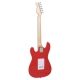 Электрогитара для начинающих Set de Guitare, красная, комплект Premium