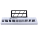 Цифровое пианино FlexKeys white складное, 61 клавиша