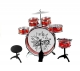 Детская барабанная установка PlayDrum со стульчиком